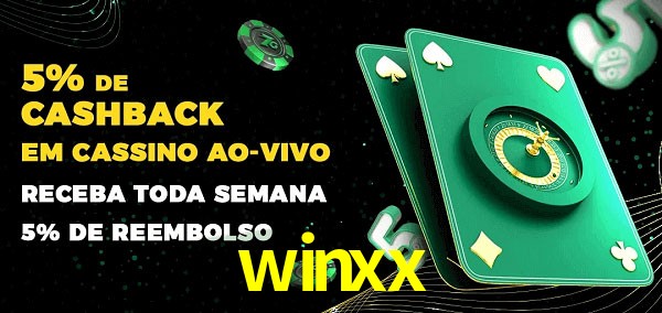Promoções do cassino ao Vivo winxx